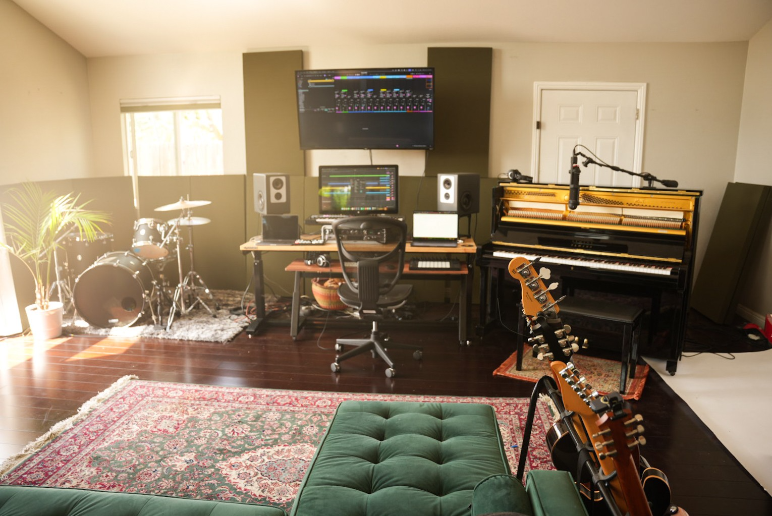 Close-up of production workstation